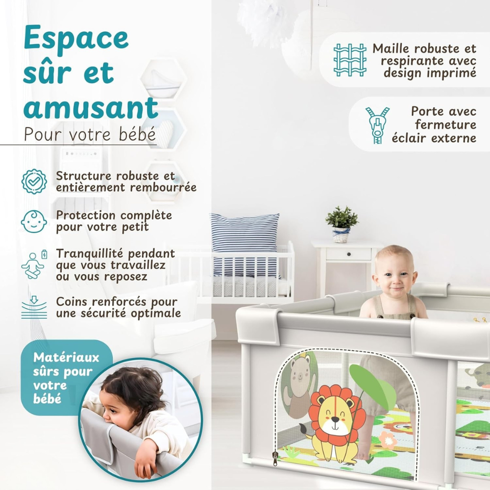 Parc bébé pliant