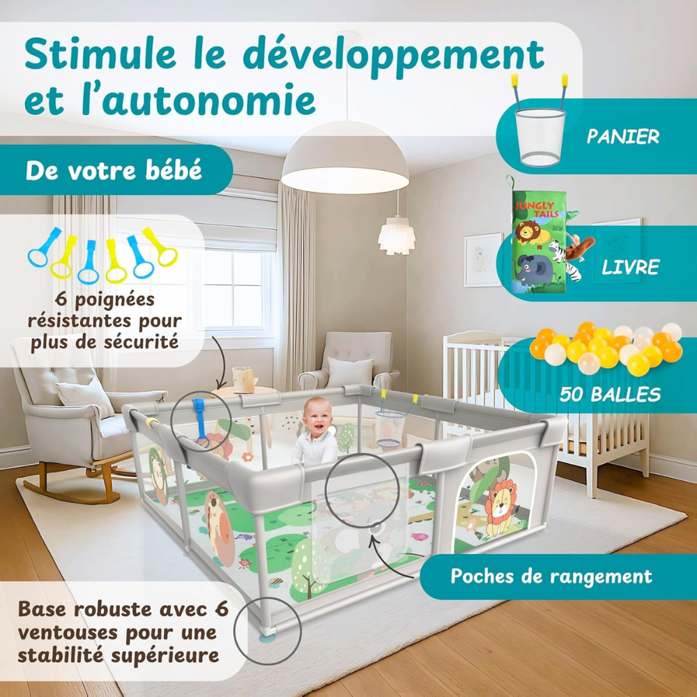 Parc bébé pliant