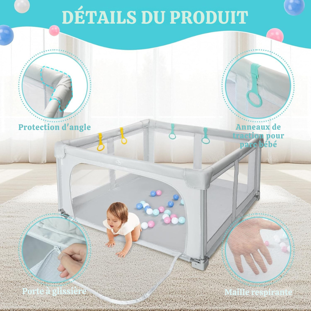 Parc au sol bébé