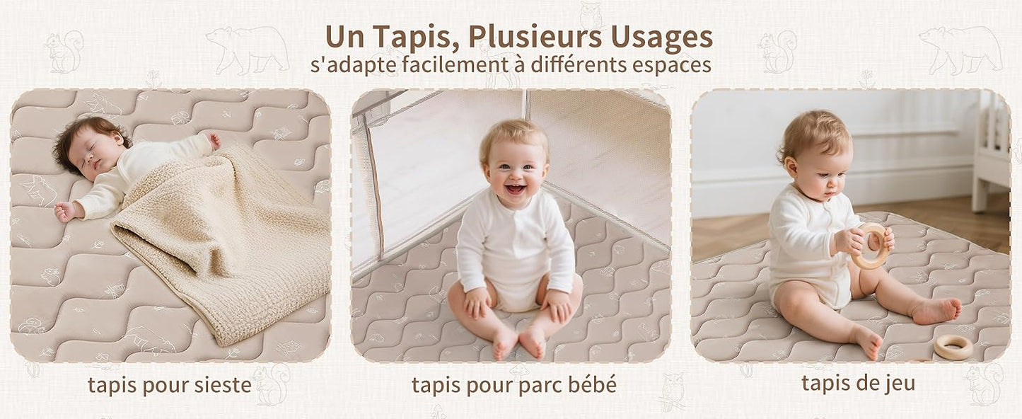 Tapis parc bébé 120x120