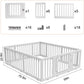 Barrière parc bébé plastique