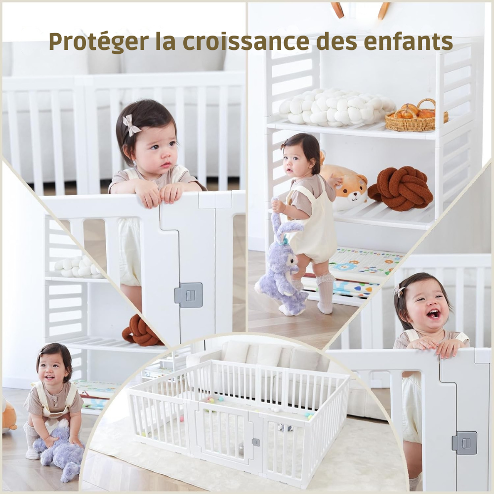 Barrière parc bébé plastique