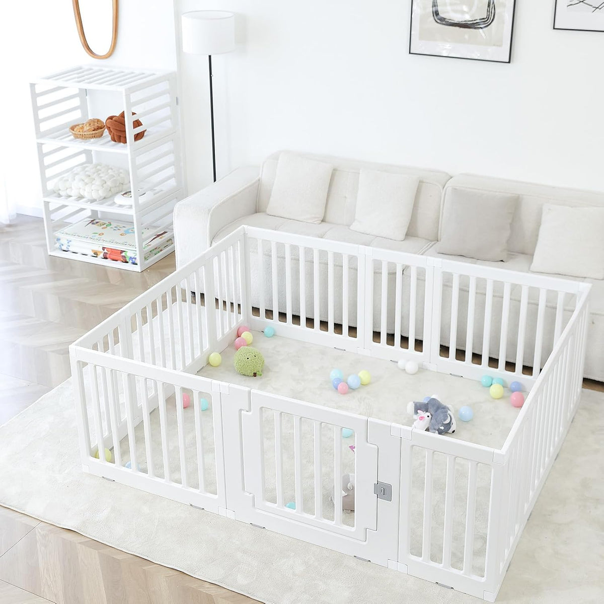 Rallonges pour parc bébé et connecteurs plastique de barrière de sécurité enfant lot de 2