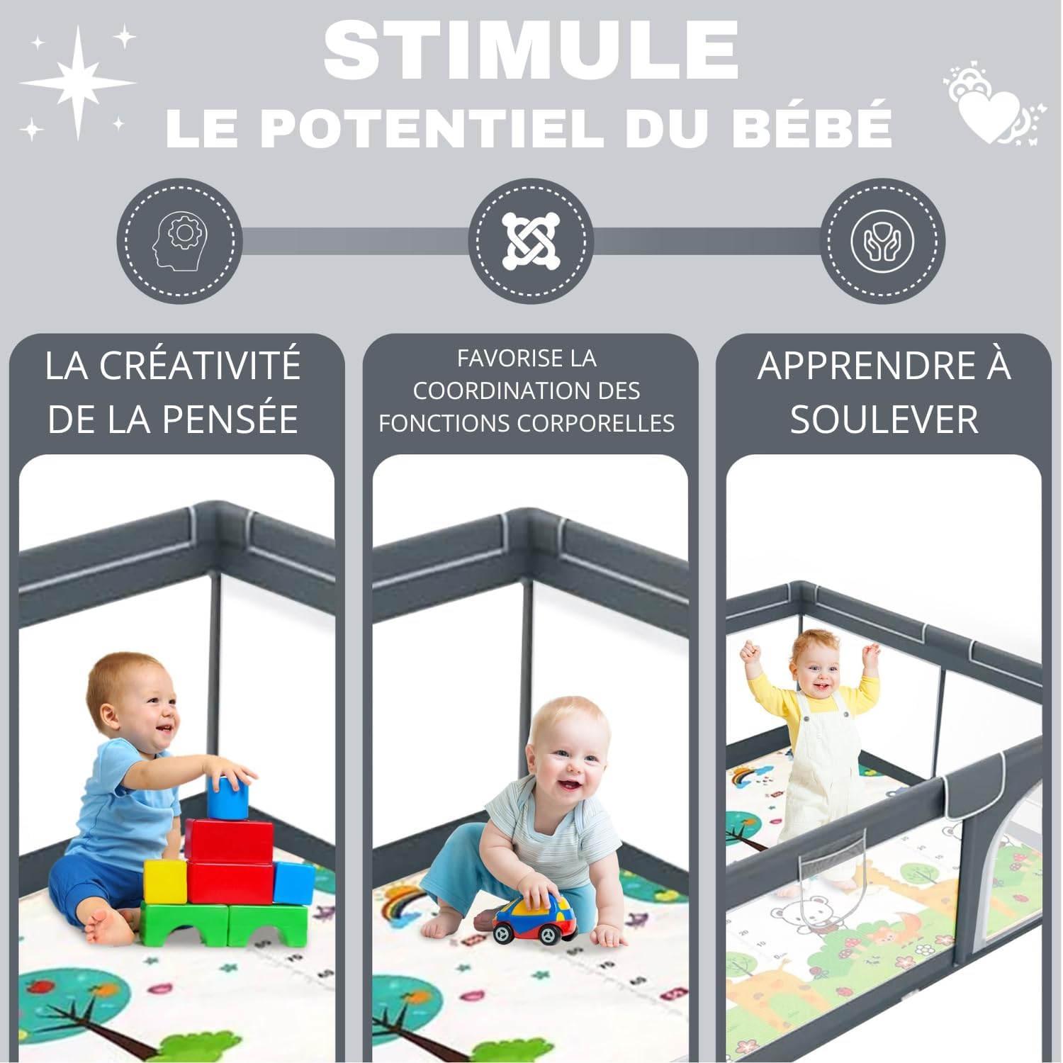 Parc bébé 120 x 120