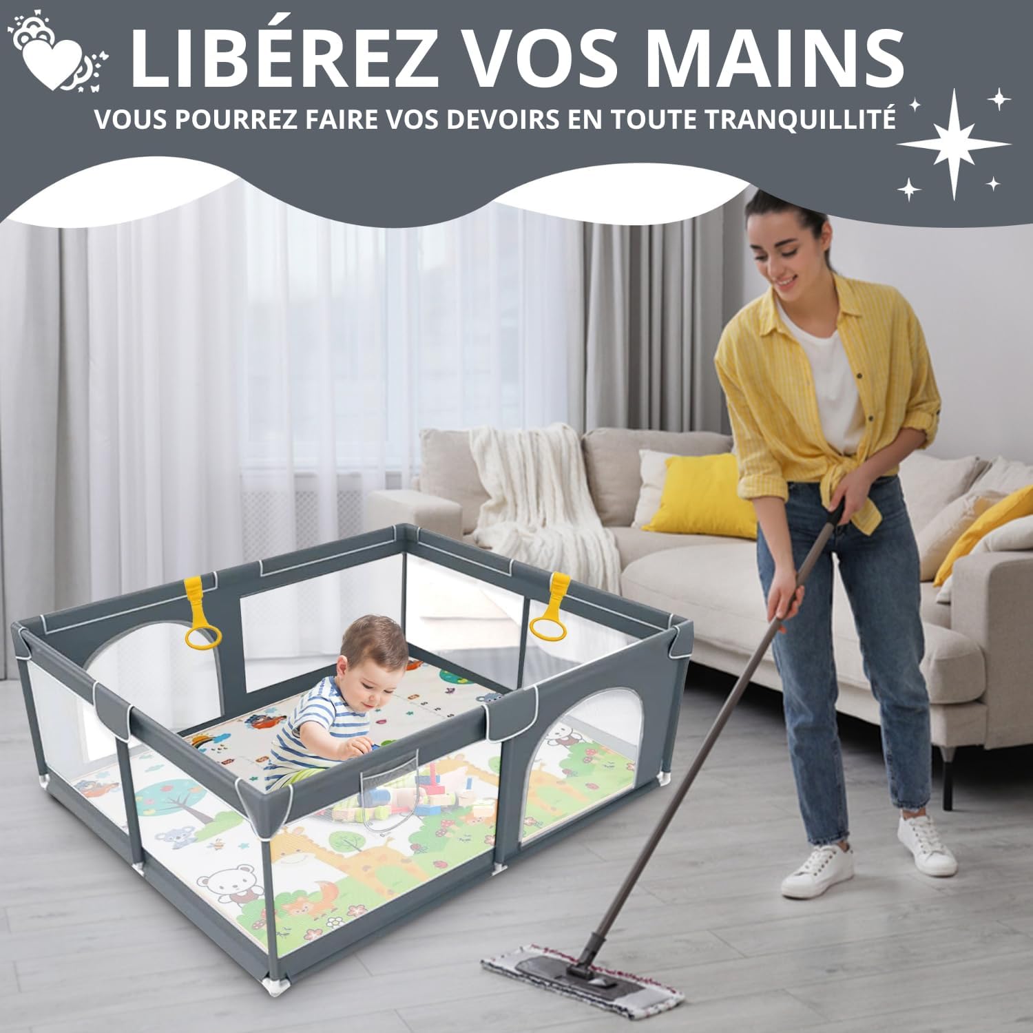 Parc bébé 120 x 120