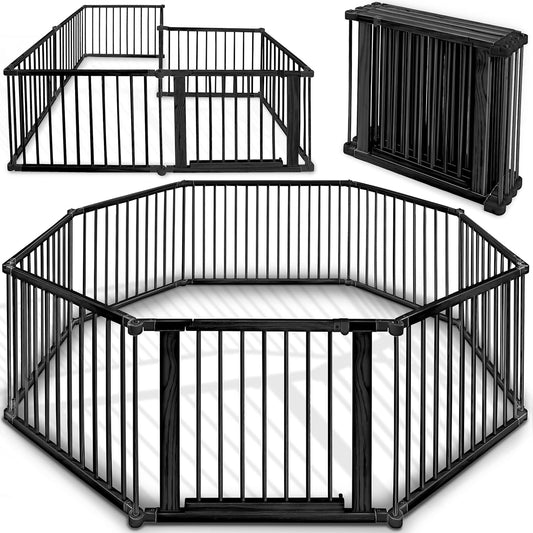 Parc bébé bois noir