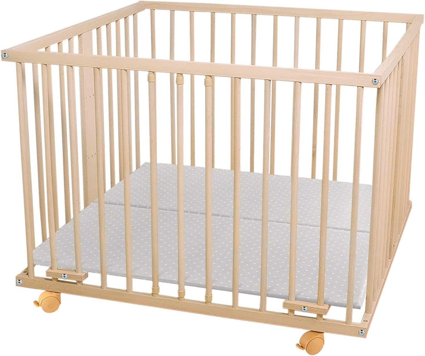 Parc bébé bois 100x100