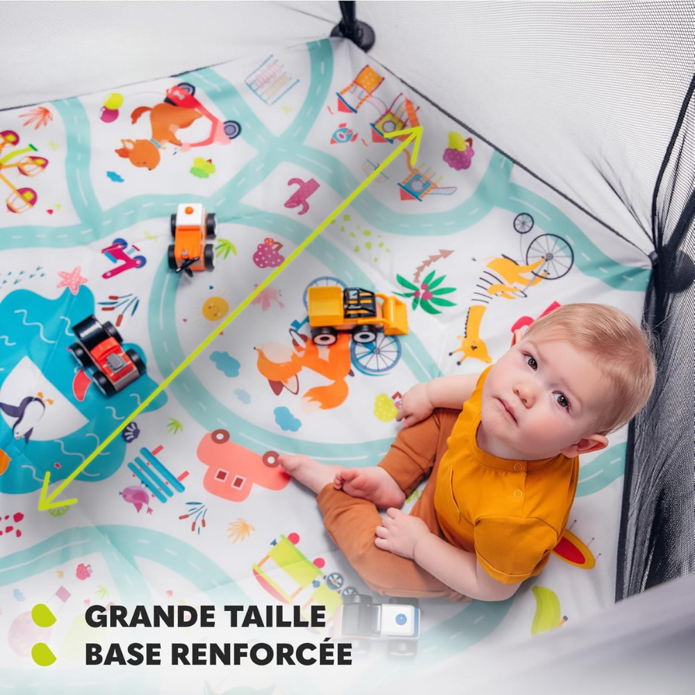 Parc bébé hexagonal
