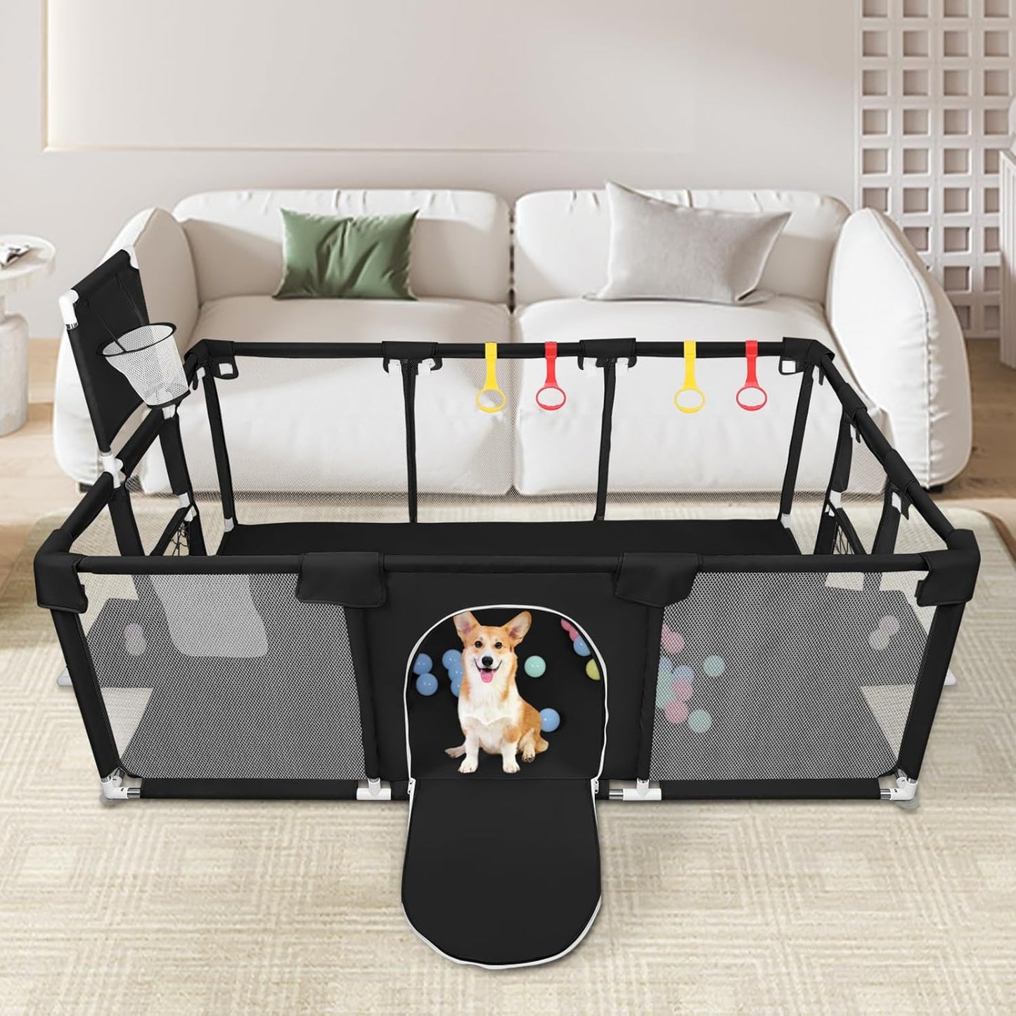 Parc bébé xxl avec tapis