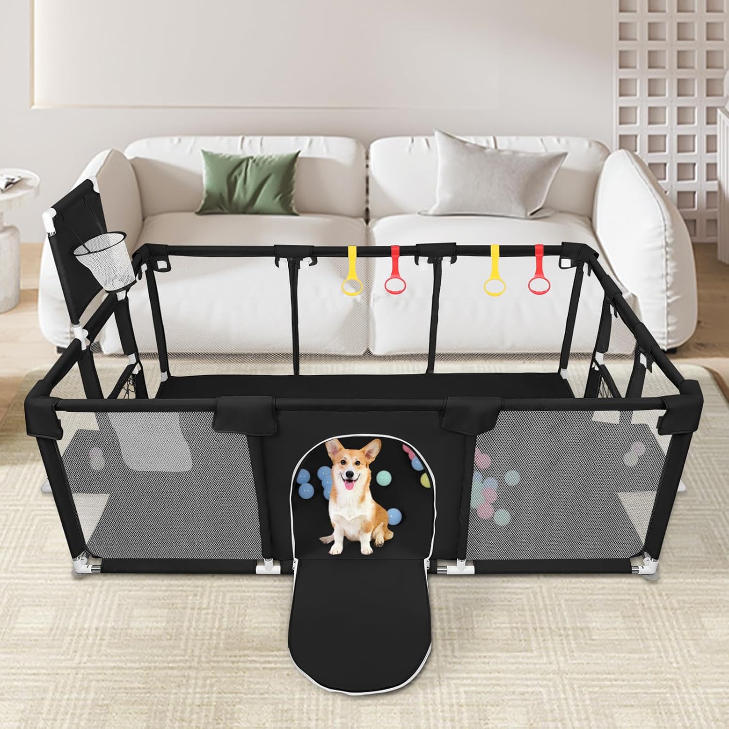 Parc bébé xxl avec tapis