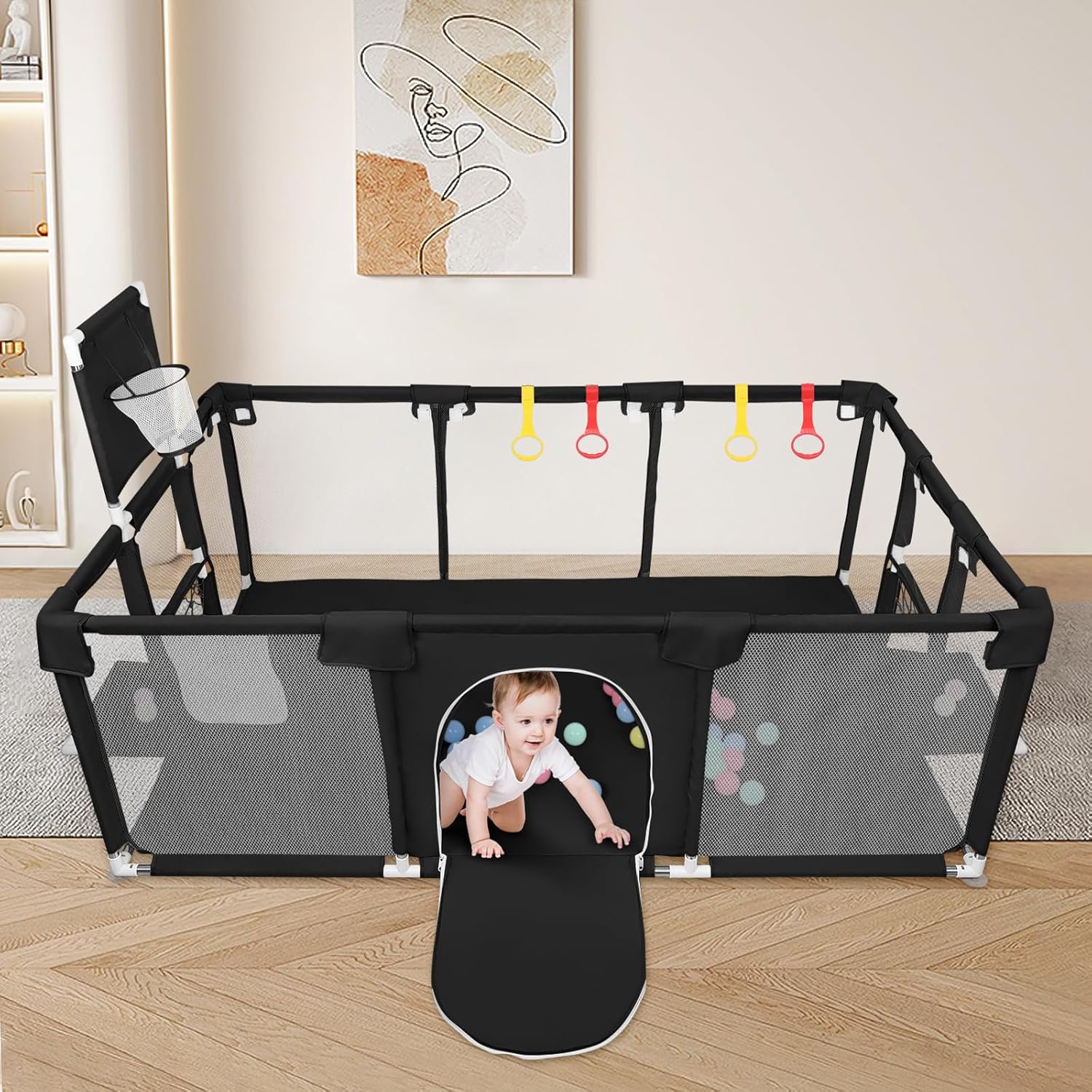 Parc bébé xxl avec tapis