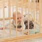 Parc pour bébé en bois