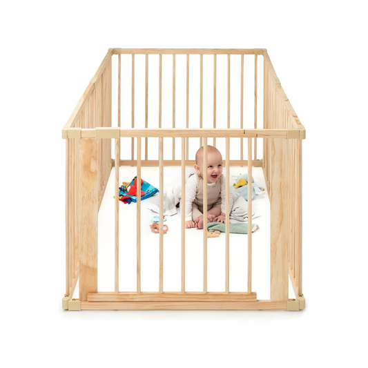 Parc pour bébé en bois