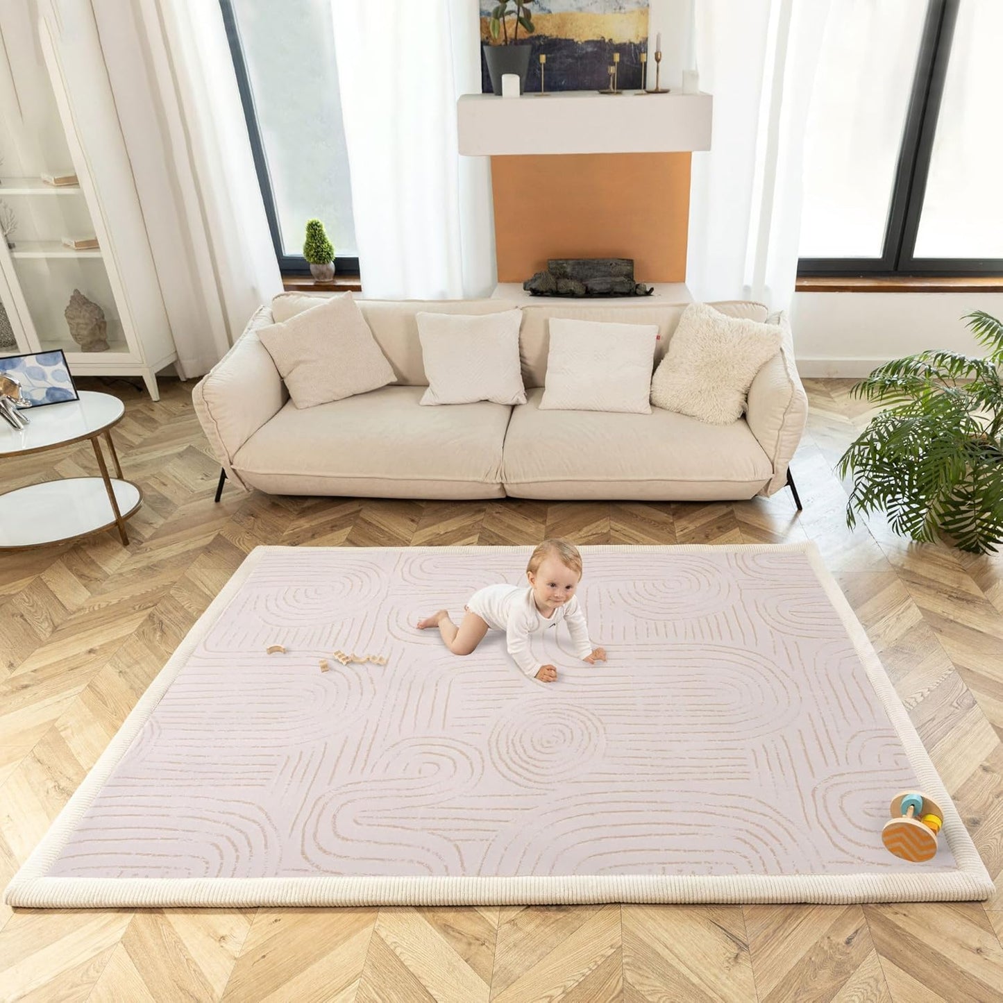 Tapis fond de parc bébé