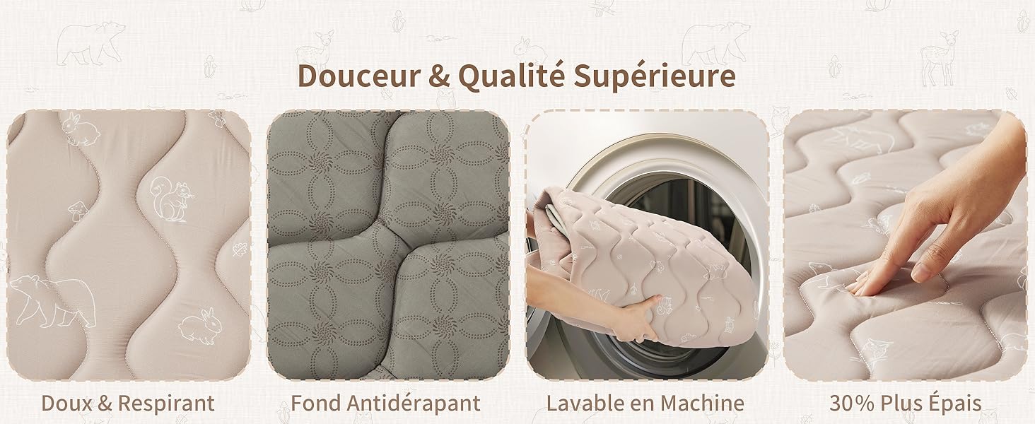 Tapis parc bébé 120x120