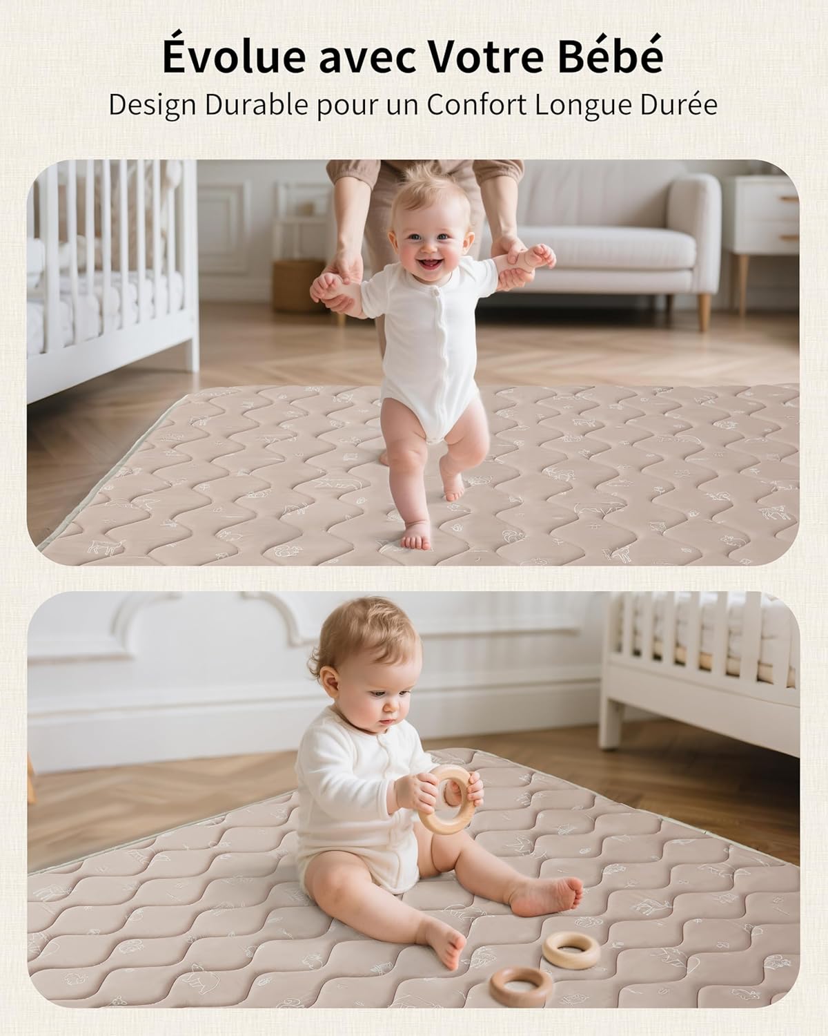 Tapis parc bébé 120x120