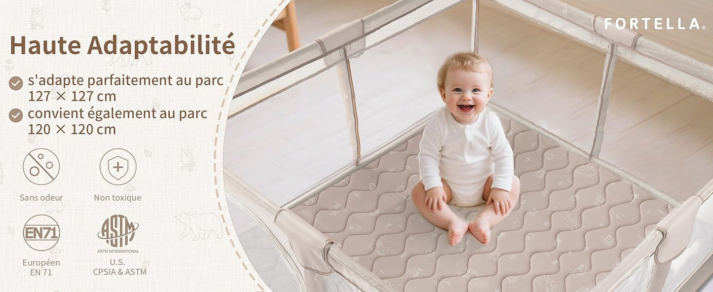 Tapis parc bébé 120x120